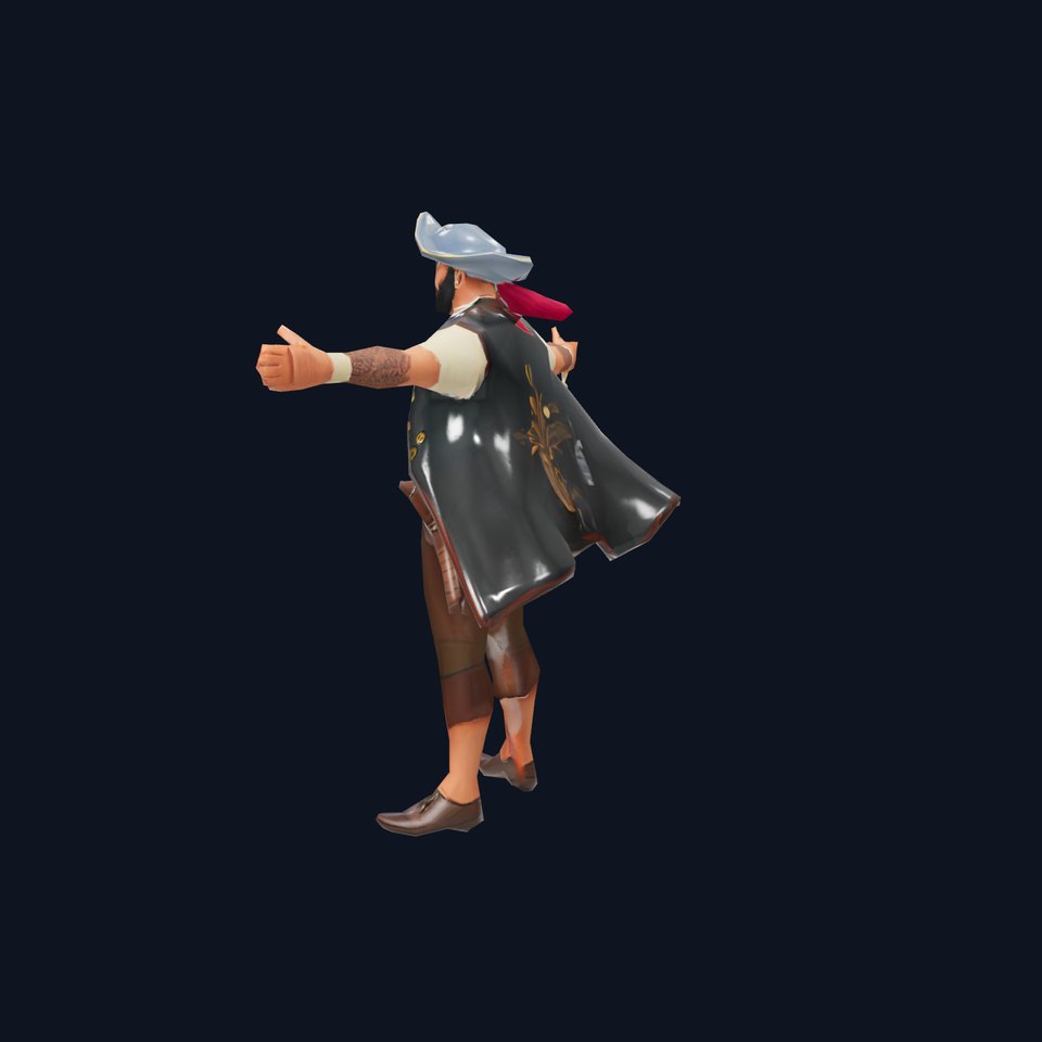 Adventurous Pirate model pack